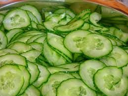 Sliced Cucumber Salad